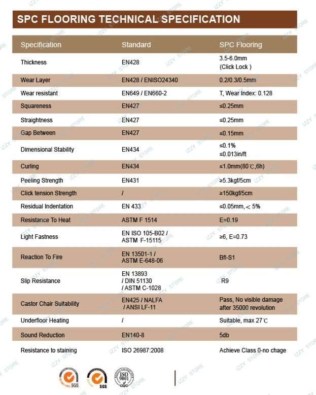 SXW025 High Quality SPC Flooring with Wear Layer WaterProof Modern Interlock PVC Flooring Self-lock Wood Grain Style