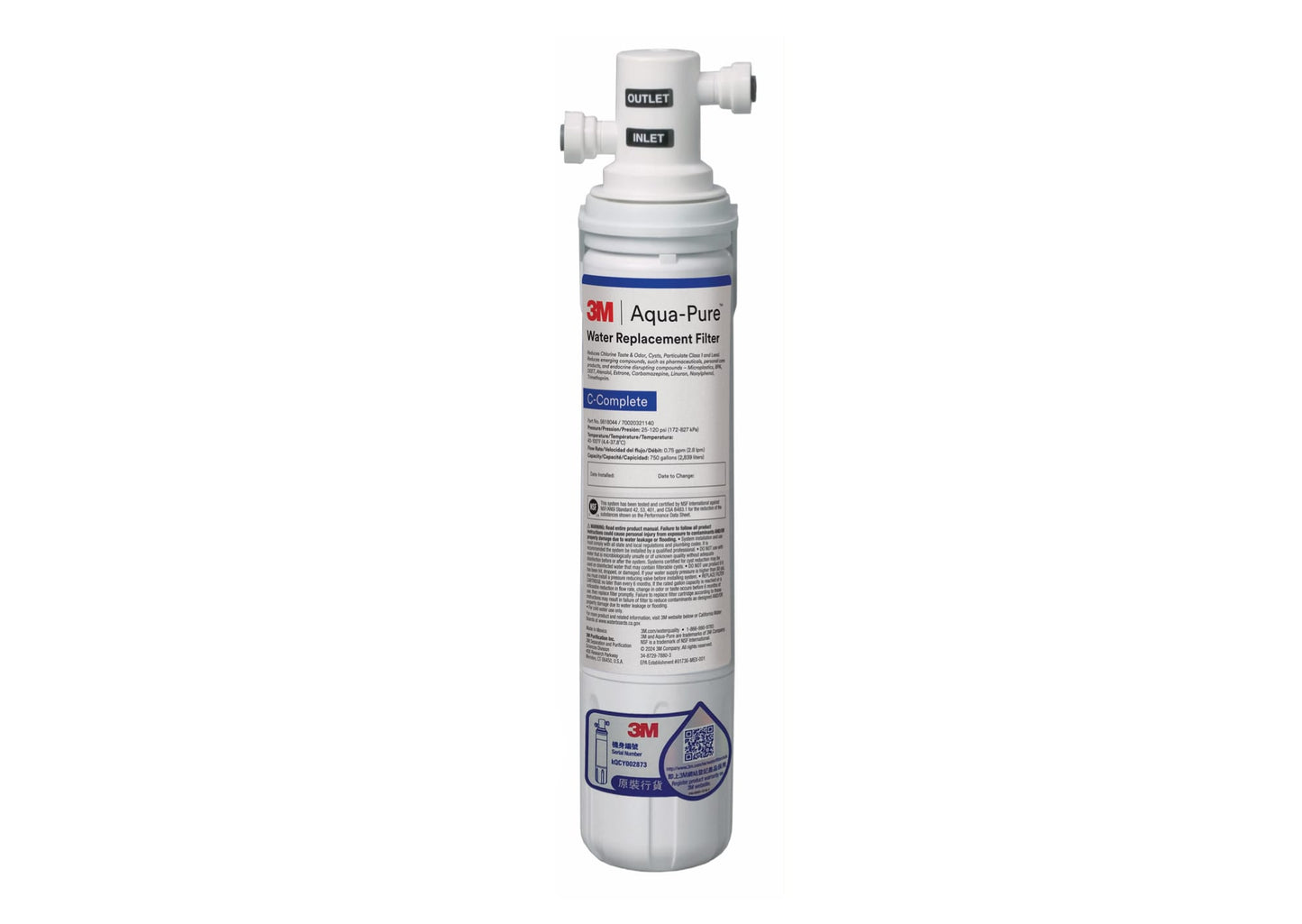 3M AP Easy Complete 濾水套裝，原廠保養，香港水務署 GA 認證，提供安全純淨飲用水