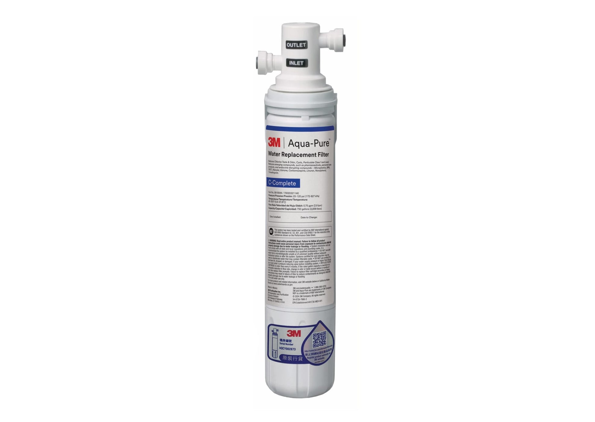 3M AP Easy Complete 濾水套裝，原廠保養，香港水務署 GA 認證，提供安全純淨飲用水