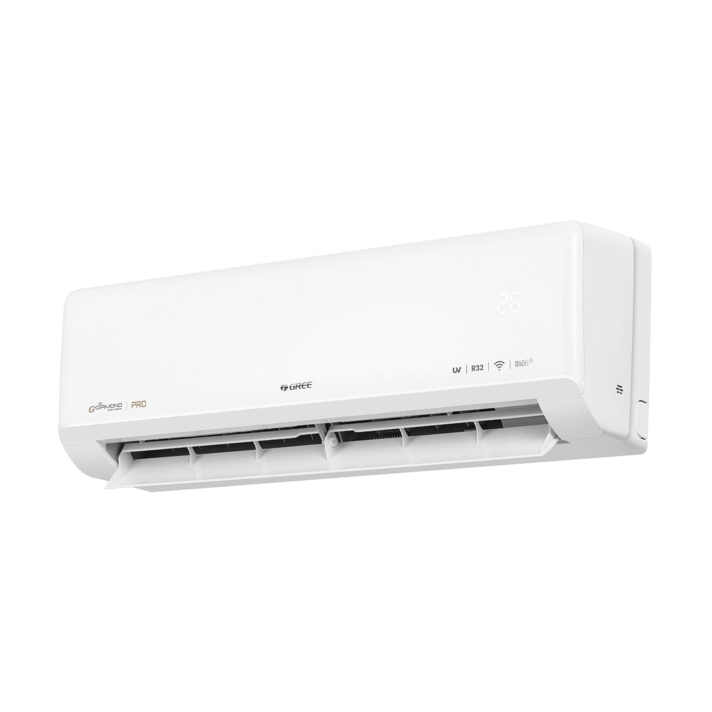 Gree 格力 GIH09UZ 1匹 COSMO Wi-Fi 變頻冷暖掛牆式分體冷氣機 R32｜迷你室外機系列｜Wi-Fi 智能控制｜1級能源標籤