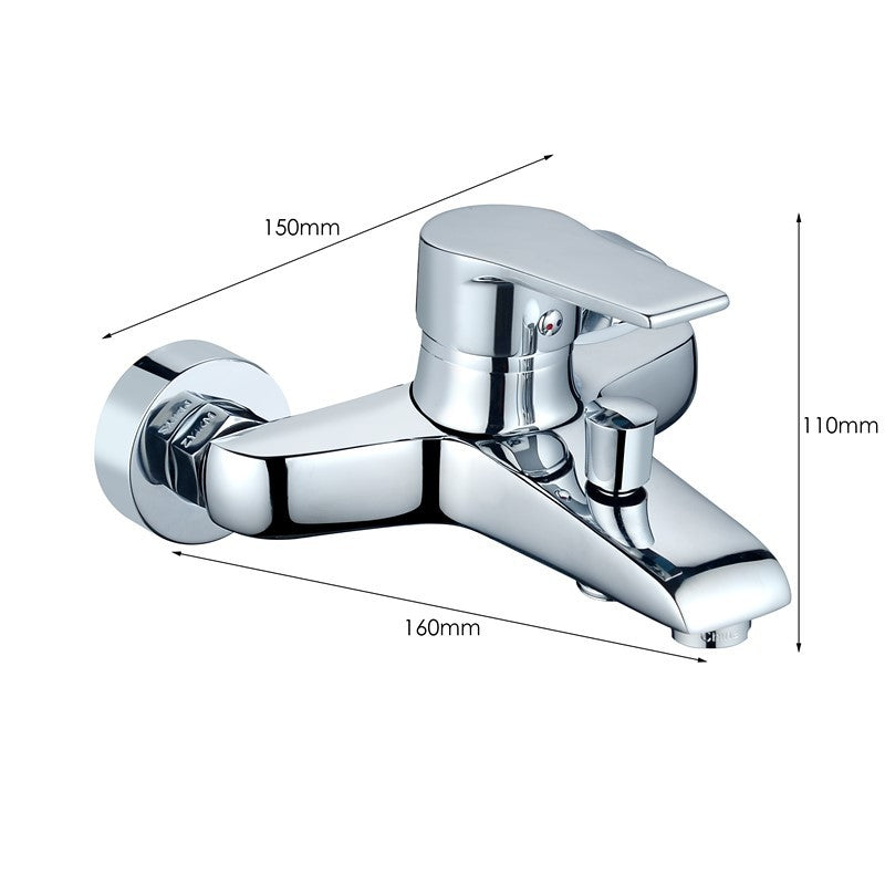 DN CLEAR - DN4402BC Brass Bath Mixer