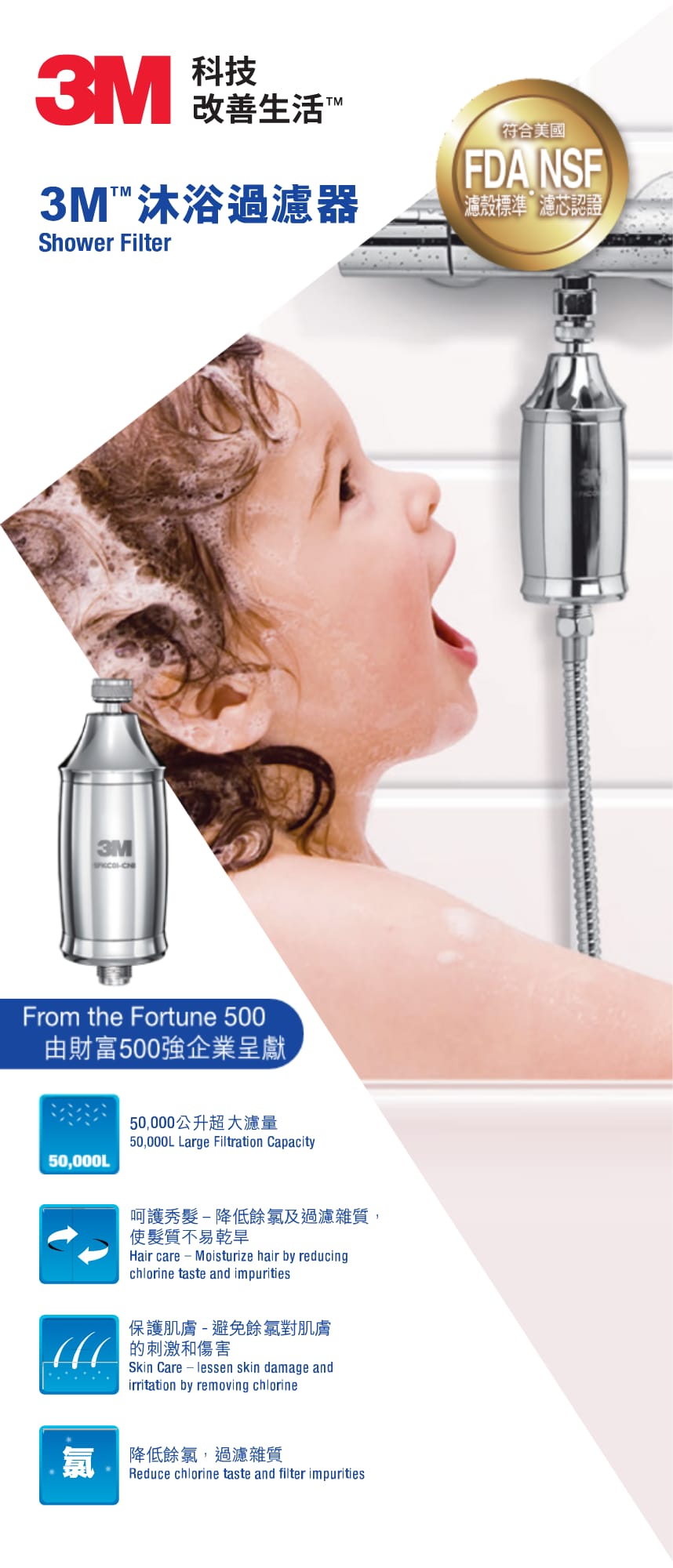 NSF 3M沐浴過濾器