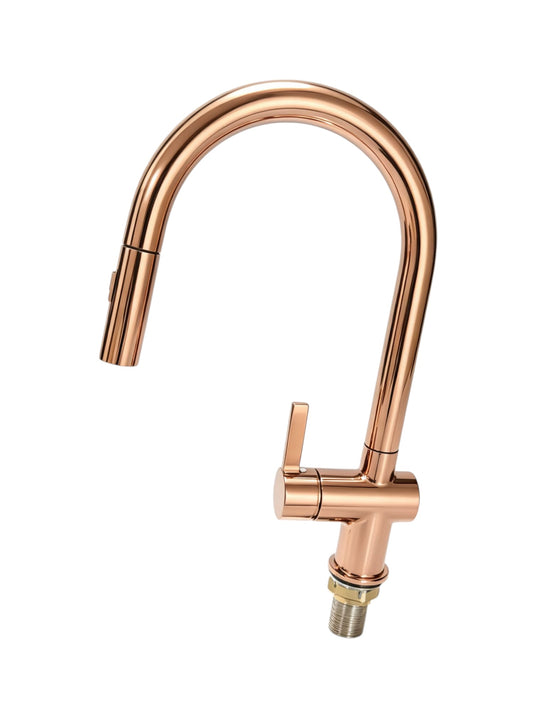Rose Gold Pull Out Kitchen Faucet玫瑰金抽拉水龍頭