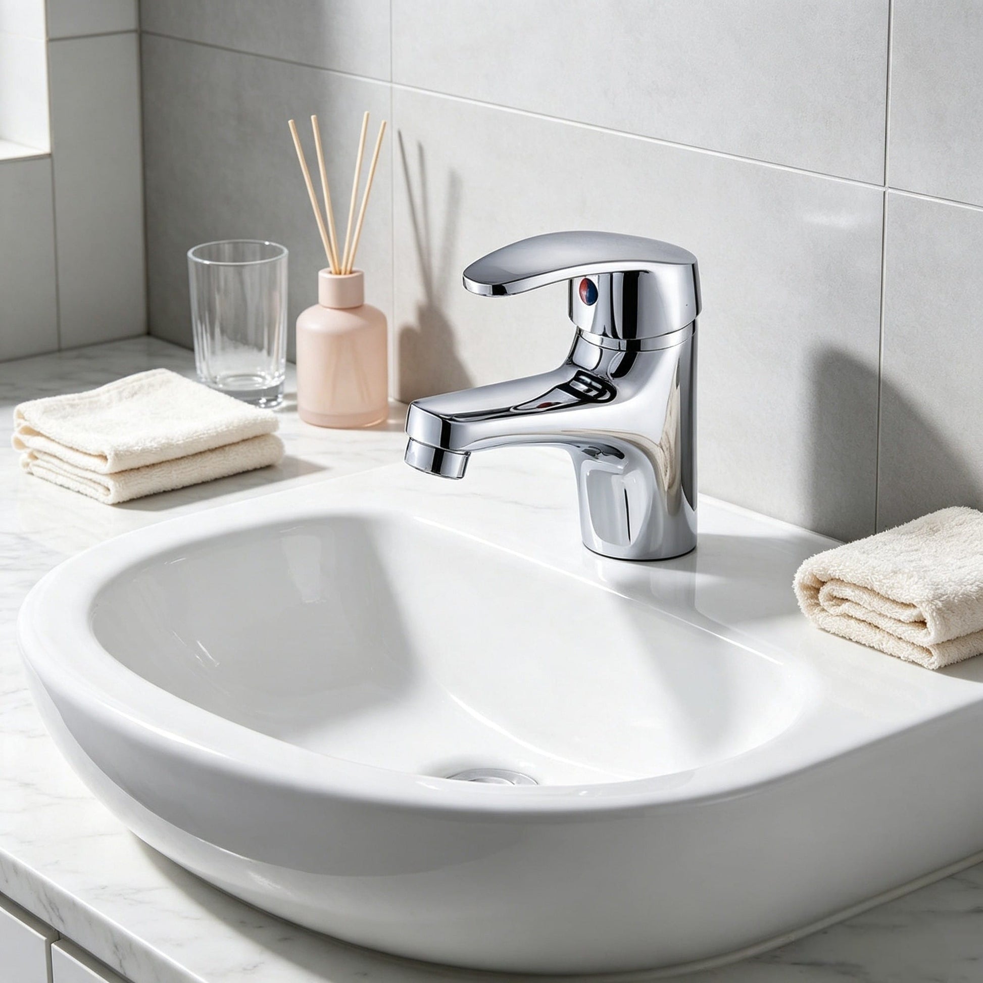 Solid Brass Cold Water Basin Faucet Wholesale Chrome Finish