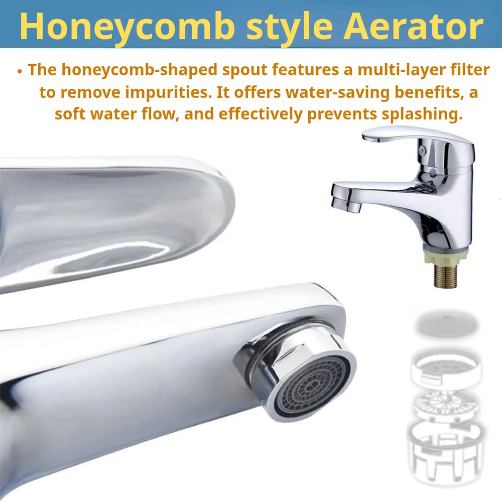 Solid Brass Cold Water Basin Faucet Wholesale Chrome Finish
