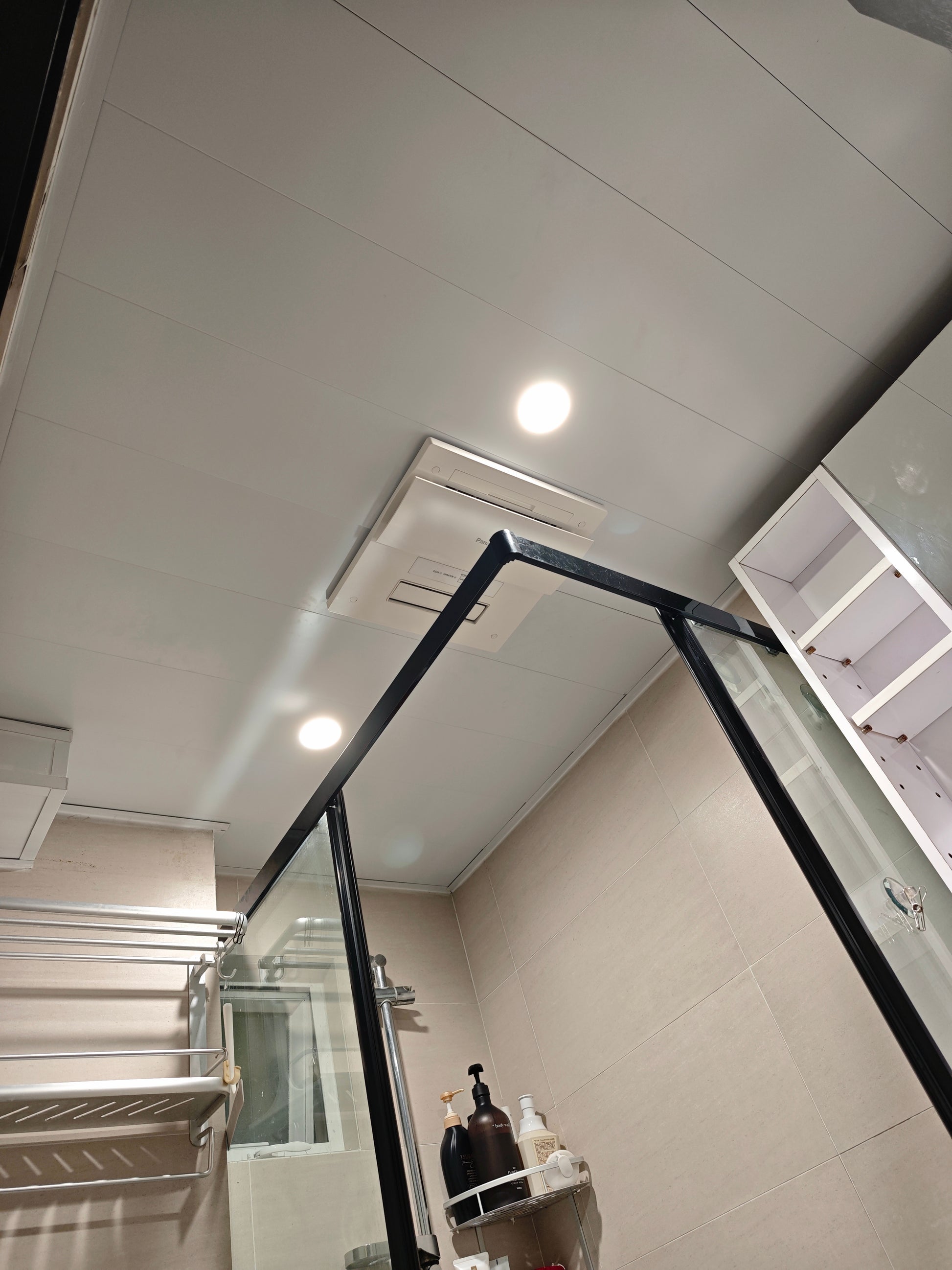 Professional ceiling bathroom heater installation, guaranteed quality.